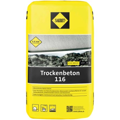 Sakret Trockenbeton 116 BM-TB 25 kg / 42 Säcke