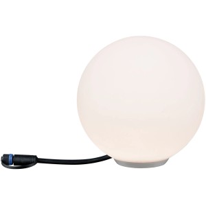 Paulmann Plug & Shine LED Globe, Ø 20cm, luce bianca calda, per illuminazione esterna.