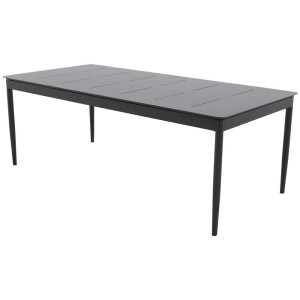 Tavolo allungabile Concept T1 antracite in alluminio, 210/300 x 100 cm, per il giardino.