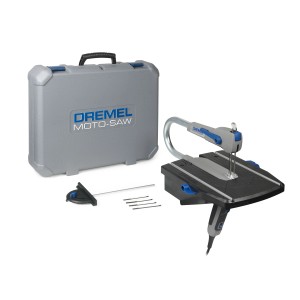 Seghetto alternativo Dremel Moto-Saw MS 20 con accessori e valigetta.
