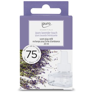 Recharge Ipuro Lavender Touch pour diffuseur Scent Plug, 20ml. Lavande et agrumes pour un air frais.