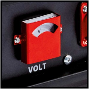 Gros plan : Voltmètre du générateur Einhell TC-PG 25/1/E5.