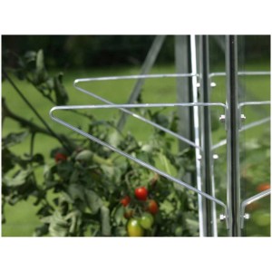Vitavia supporti per mensole, 2 pz, in alluminio per montaggio in serra.