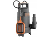 Black+Decker Wasserpumpe BXUP750PTE Polypropylen Schwarz-Orange 750 W