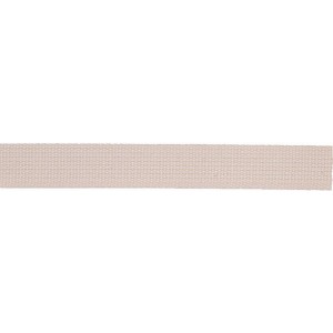 Sangle naturelle, largeur 20 mm, en coton, adaptée aux charges légères jusqu'à 50 kg.