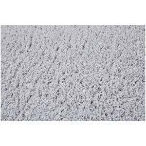 Tapis shaggy gris San Paolo, 60x130 cm. Poils doux pour espaces de vie.