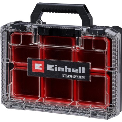 Einhell E-Case Half Size-Sortierbox Kunststoff Rot-Schwarz