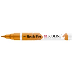 Ecoline Brushpen Safrangelb, Pinselstift für Handlettering und Aquarell, 1 Stück.