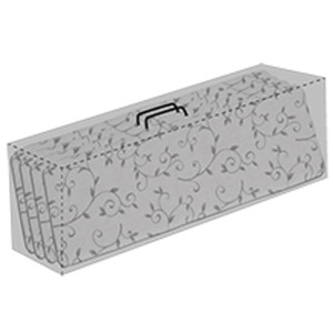 Borsa da trasporto Acamp Cappa Air, custodia antracite per cuscini mobili da giardino con maniglia.