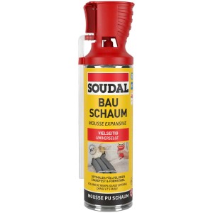 Soudal Füllen & Dämmen B2 Schiuma PU con Genius Gun per montaggio e isolamento.