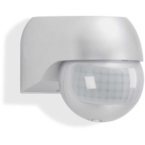 Rilevatore di movimento Telefunken argento, (AxLxP) 7 x 5,5 x 77 cm, per esterni.
