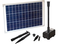 Heissner Solar-Teichpumpen-Set 1000 l/h 0,00028 m³/s Heissner Solar-Teichpumpen-Set 1000 l/h 0,00028 m³/s