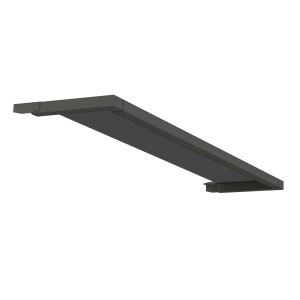 Estensione tetto Siena Garden per Schattenmanufaktur, tessuto Ranotex® antracite, 60x315 cm.