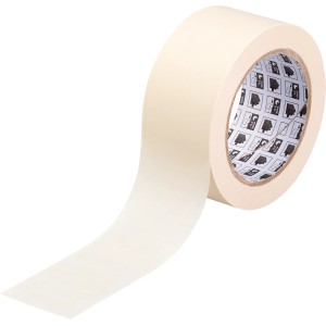 Ruban de masquage beige LUX, 50 mm de large, pour des bords de peinture nets.
