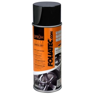 Foliatec spray film in Gunmetal Grey Metallic Matt, bomboletta da 400 ml per esterni.