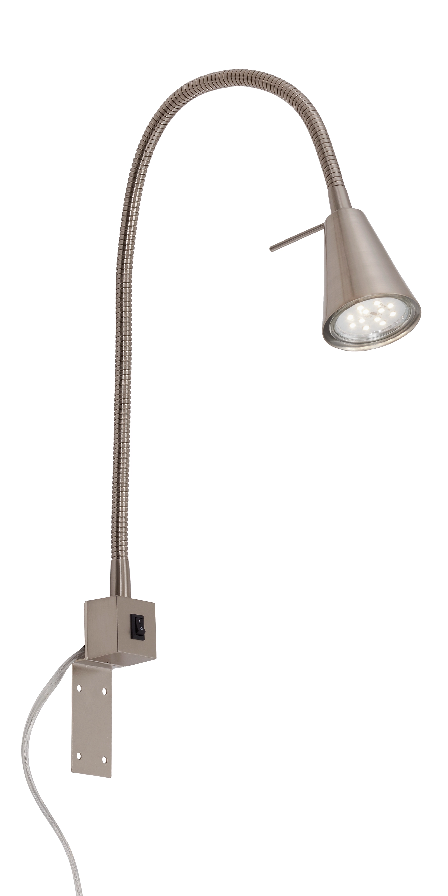 Lampe de lit à LED Matt-NickelGU10 / 4 W