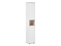 Badmobil Bad-Hängeschrank Chi Eiche-Weiss Höhe 177 cm Badmobil Bad-Hängeschrank Chi Eiche-Weiss Höhe 177 cm