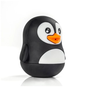 Reer Badespielzeug Pinguin aus Silikon, ein Teil des 2er Sets.