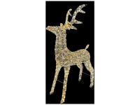 LED-Rentier Outdoor Gold (HxBxT) 60 x 22 x 100 cm / 720 LEDs LED-Rentier Outdoor Gold (HxBxT) 60 x 22 x 100 cm / 720 LEDs