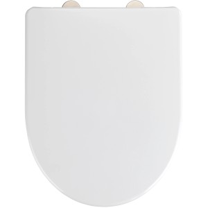 Wenko Abattant WC Exclusive, compatible Geberit Icon, en duroplast, blanc.