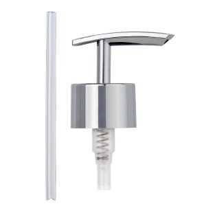 Testina di ricambio piatta Wenko, cromata per dispenser sapone con tubo.