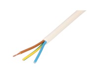 TD-Kabel H05VV-F Weiss 3 x 1,5 mm² Länge 5 m