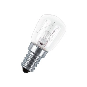 Osram Lampe spéciale T26, claire, 25W, culot E14 pour réfrigérateur et machine à coudre.