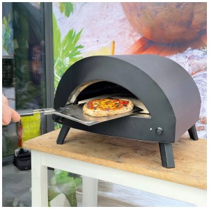 Sunset BBQ® Gas-Pizzaofen Como Schwarz 40 x 55 x 51 cm
