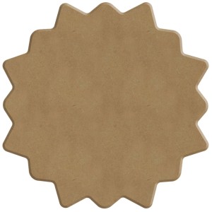Aladine Dot Art Stencil, Forma 2, pannello MDF 10x10 cm per dot painting.