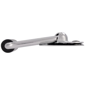 Maniglia per cassa Siro a molla, metallo cromato lucido, 111x76mm, per mobili e casse.