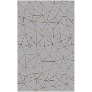 D-c-fix Klebefolie Dekore Tico Gold, 45 cm x 2 m, mit geometrischem Muster in Gold auf grauem Grund.