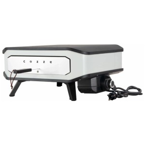 Forno per pizza elettrico Cozze con pietra refrattaria, 30,5x60,5x60,5 cm, per pizza croccante a casa.