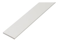 Flachstange Weiss 2 x 20 x 1'000 mm Flachstange Weiss 2 x 20 x 1'000 mm