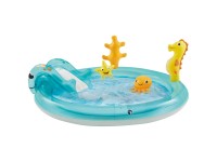 Happy People Piscine de jeu Océan avec toboggan et arroseur 18 x 198