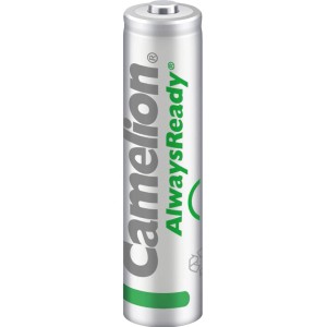 Pile solaire AAA Camelion, 600 mAh, idéale pour les lampes solaires.