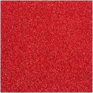 Sabbia colorata rossa (0,5 mm) per decorazioni e bricolage. Ideale per vasi, ciotole e terrari.