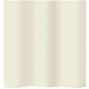 Diaqua Duschvorhang Basic Textil, hellbeige, 120x200 cm, unifarbener Stoff.