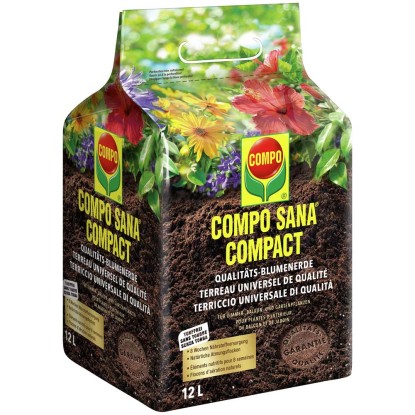 Compo Sana Qualitäts-Blumenerde Compact 12 l