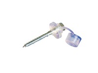 Gutta Schrauben verzinkt mit Dichtscheibe für Acrylplatten 6 x 50 mm / 50 Stk.