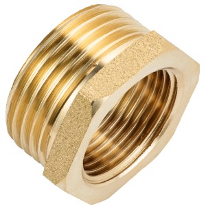 Réducteur en laiton pour pompes et systèmes d'eau, 33,3 mm x 24,1 mm.
