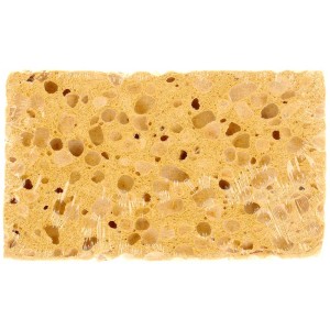 Éponge en viscose Nigrin, 19x7x5cm, jaune, pour l'entretien et le nettoyage auto.