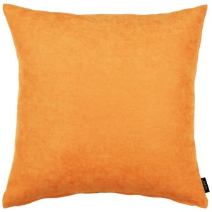 Coussin Monaco carré couleur safran 50x50 cm avec fermeture éclair.