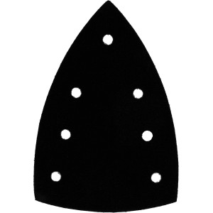 Protection plateau de ponçage Bosch, 100x150mm, 2 pièces, pour ponceuses multifonctions. Noir, avec trous.