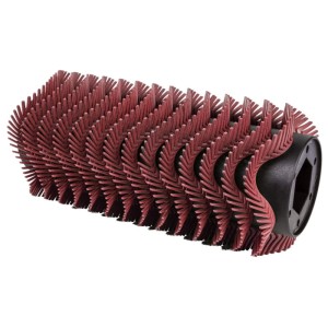 Spazzola a spirale in nylon Batavia, rossa, per utensile da giardino Maxxbrush per la pulizia di vialetti e terrazze.