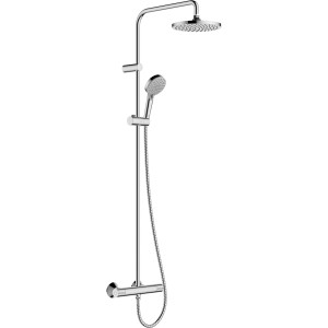 Sistema doccia Hansgrohe Vernis Blend 200 EcoSmart con termostato cromato.