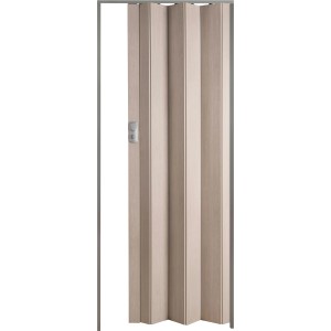 Porte accordéon Spacy, décor Lärche Grau, 84x205 cm. Porte gain de place pour intérieur.