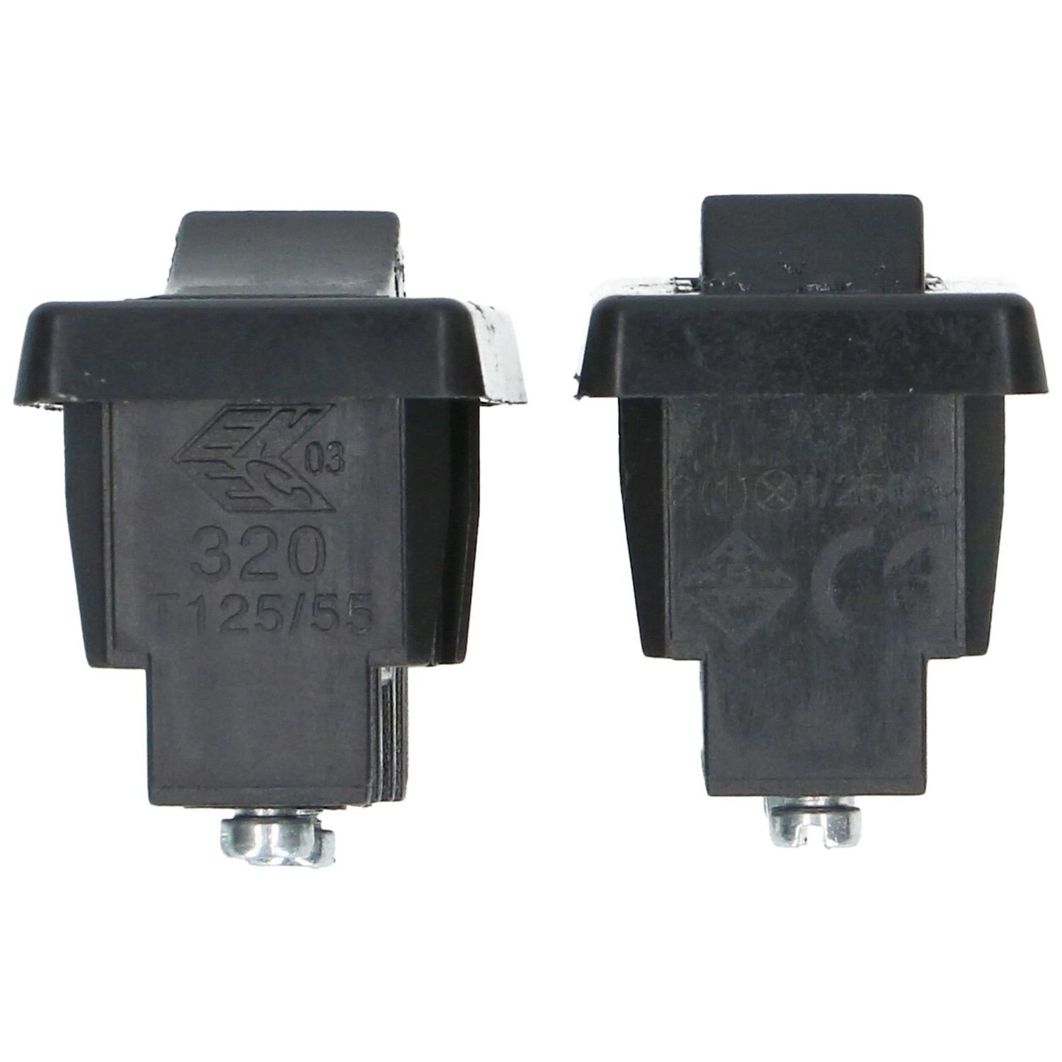 Produktbild von REV Wippschalter 1-polig – 230V~, 6(2)A, Einbaubohrung 22 Mm, Schwarz, Für Trockene Räume