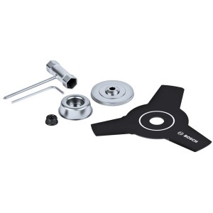 Jeu de lames Bosch Professional, 23cm, pour coupe-bordures : lame à 3 dents, outils et accessoires.