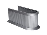 Badmobil Siphonverkleidung Silber