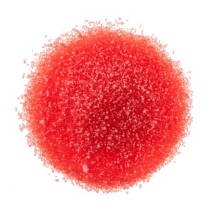 Roter Glorex Kerzensand mit Docht, 70g, für stimmungsvolle Lichtdekorationen.